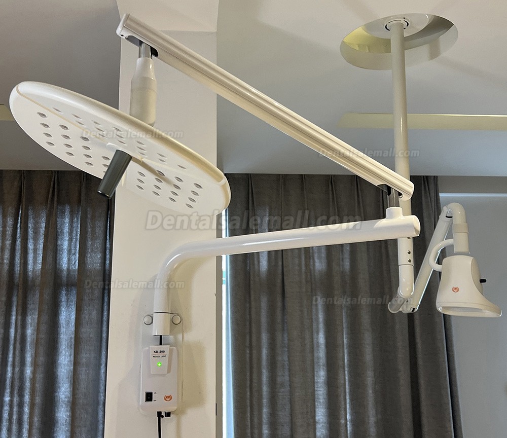 KWS KD-2036B-4 80W Wall-Mounted Dental Surgical Light LED Shadowless Operating Lamp